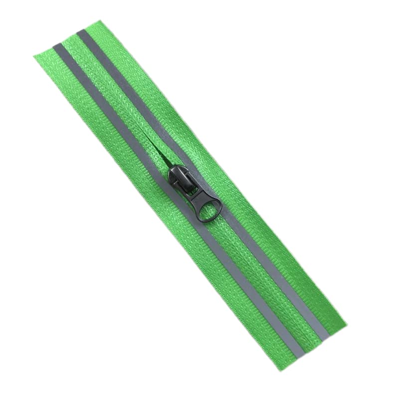 10 pezzi 18 cm 25 cm striscia colorata cerniera riflettente per portafoglio borsa giacca cucito fai da te 3# nylon impermeabile cerniera rossa,25 cm
