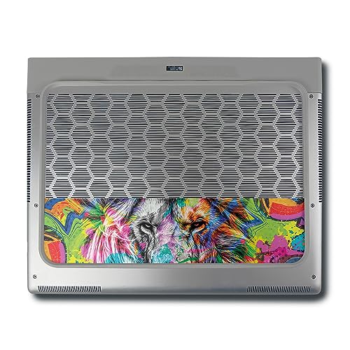 Image of MightySkins Skin Compatible With Alienware X16 R1 (2023) Full Wrap Kit - Neon Lion | Protective, Durable, and Unique Vinyl Decal wrap cover | Easy To Apply, Remove, and Change Styles | Made in the USA