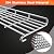 QuliMetal SUS304 Warming Rack, Genesis ii Flavorizer Bars Heat Deflector Replacement Parts for Weber Genesis II 300 /LX 300