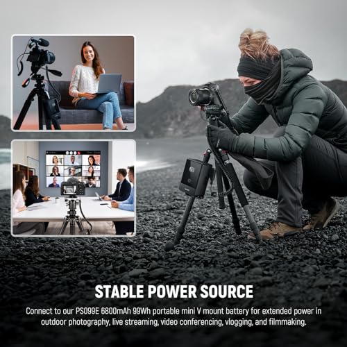 Image of NEEWER D Tap to EN-EL25 Dummy Battery with Cable, Stable Continuous Power Supply for Nikon Zfc Z30 Z50, Compatible with SmallRig V Lock Batteries NEEWER PS099E Sony V Mount Batteries, VP-EP5G