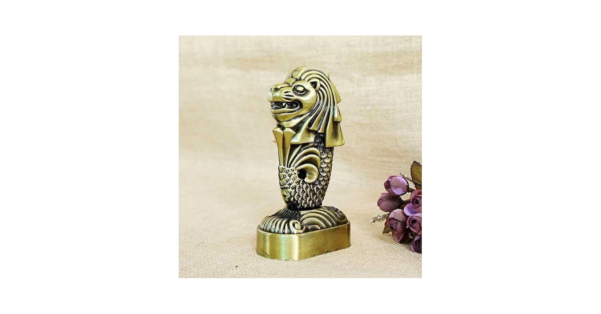 マーライオン飾り皿【暫定出品】 Amazon.co.jp: マーライオン インテリア 置物 鉄 ライオン 魚