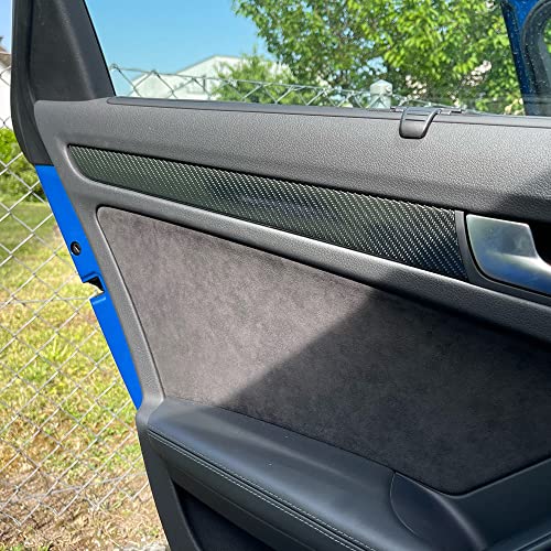 Ipzdf Black 9D Carbon Fiber Vinyl Wrap Adhesive Film Roll, Super Glossy Car Featuring Bubble Free Air Release Technology, Moto Diy Decal Sheet, 20Cm X 152Cm/ 0.65Ft X 5Ft (Rpgl6Black) #TOP7