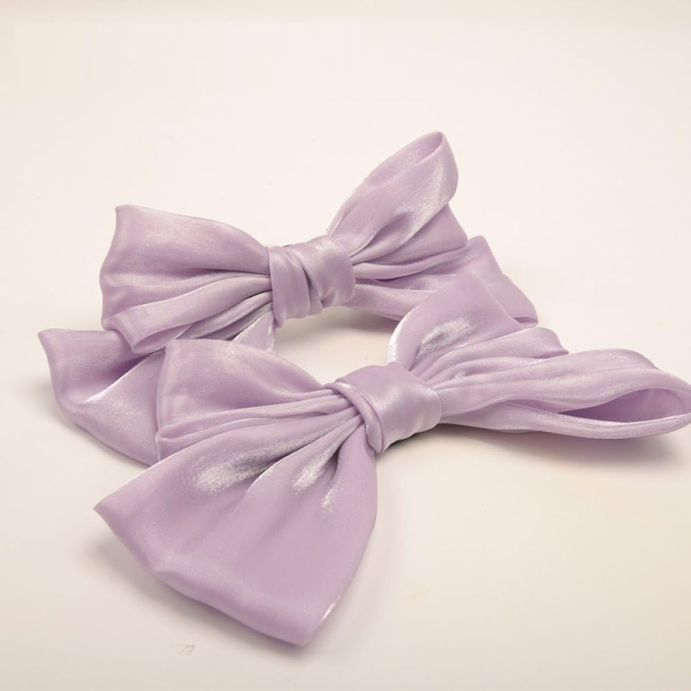 Alzapaños para cortinas con lazo morado y clip decorativo de ventanas para hotel y hogar