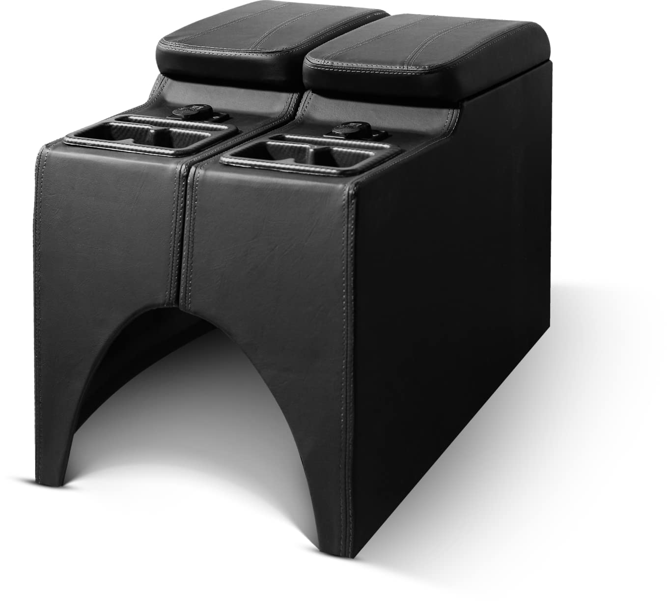 VEMOTO™ Premium Armrests for Mahindra THAR With 2 USB Ports & Cup Holders (THAR 1.0, Only REAR Armrest)-picture-10
