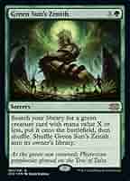 MTG MBS緑の太陽の頂点/Green Sun's Zenith 英語　2枚 EX]緑の太陽の頂点/Green Sun's Zenith《英語》【MBS】