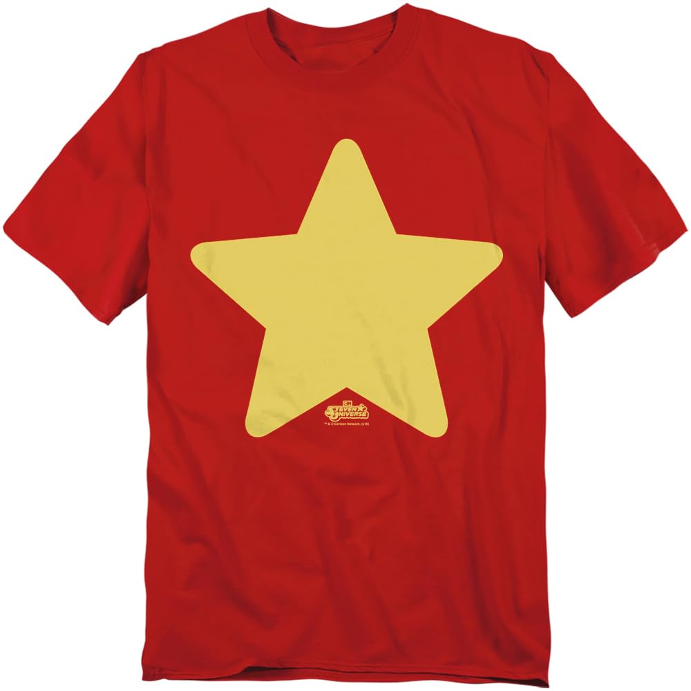 Steven Universe Star Cartoon Network T Shirt Red