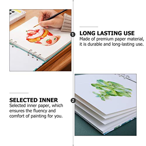 NUOBESTY Livro de Pintura Em Aquarela Desenho Liso Livro de Desenho de Arte Livro de Graffiti para C