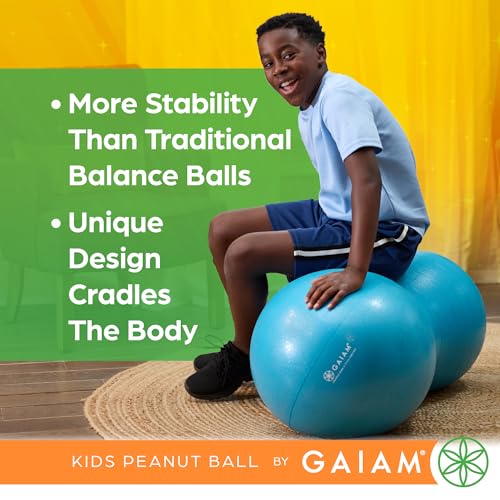 Image of Active Seat Peanut Shaped Bounce Desk Chair, Exercise Yoga Balance Sitting Ball