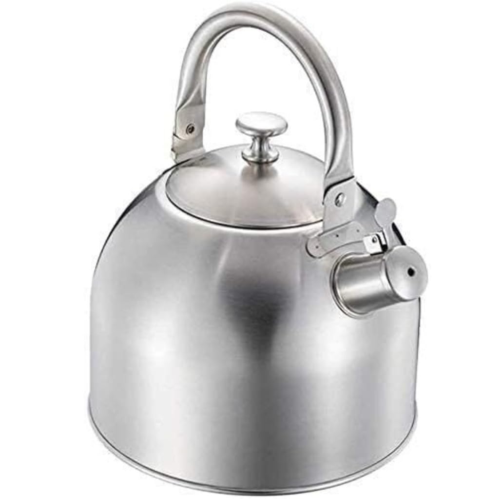 Tetera para Estufa Hervidor De Té Acero Inoxidable 304, Tetera para Estufa, para, con Mango Antiquemaduras Hervidor(5L)