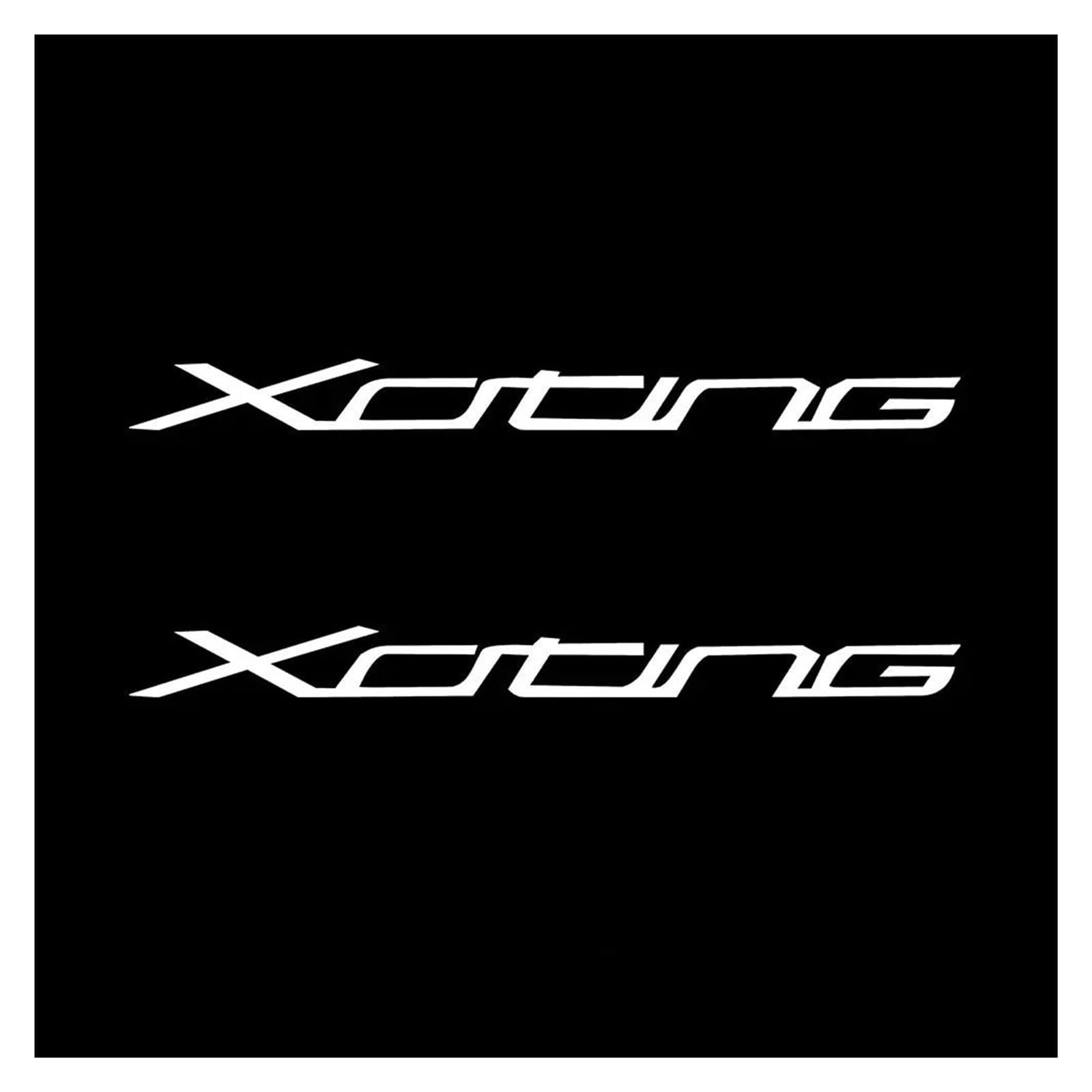 Decoration for Kymco Xciting 400 400S S400 VS400 400i 500 500i 300 250i 250 I Glow Stickers Waterproof Reflection Decals Decoration(Silver)