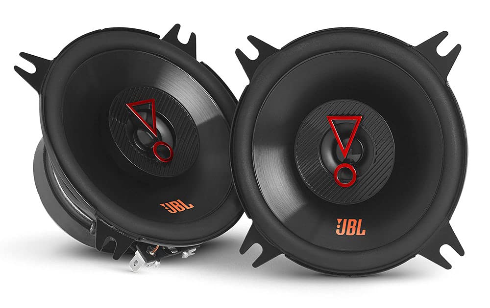 JBL Stage3 427F 2-Way Car Speaker Set by Harman Kardon - 150 Watt Car Speaker - 2 Piece Car HiFi Box Large 10 cm - 100 mm - 4 Inch without Grill Cover