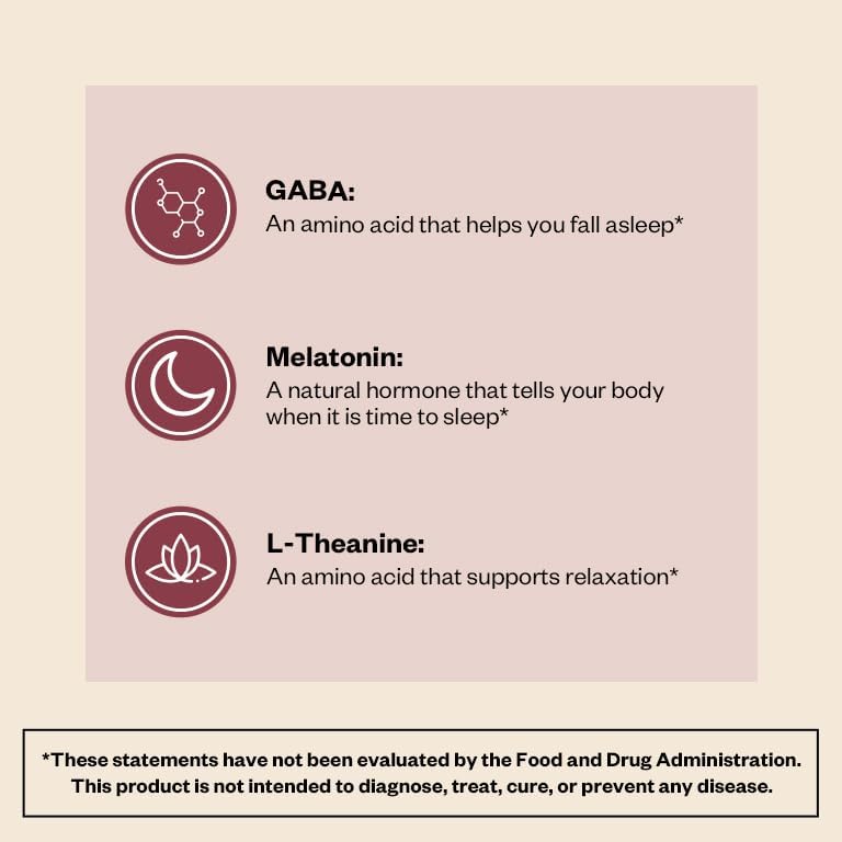 Miniatura 4 de MENOLABS Well Rested Sleep Aid - 60 cápsulas - Suplementos de menopausia para mujeres con glicinato de magnesio, melatonina, L-glicina, L-teanina y