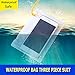 Meetory Clear Waterproof bags Pouch Dry Bags For Camera Mobile Phone Maps Kayak Document Holder - 3 Piece Set Waterproof Plastic Pouch Utility Bags(Yellow)