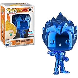 Funko Pop! Vinyl Super Saiyan Vegeta Blue Chrome # 154 NYCC Exclusivo 2018
