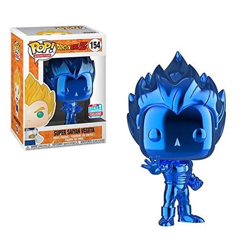 Funko Pop! Vinyl Super Saiyan Vegeta Blue Chrome # 154 NYCC Exclusivo 2018
