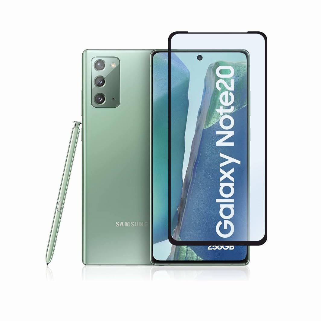Leeon Tempered Glass (11D) for Samsung Note 20, Complete Screen Protection for Phone Screen HD Clarity, High Touch Sensitivity, Anti-Scratch, Transparent