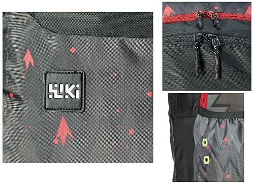 Image of Wildcraft Wiki 1 30L Laptop Backpack for Men & Women | Fits 15.6 inch Laptop | Padded Shoulder Straps, Multi Compartments, Anti-Theft Zippers | School & College Bag | Ombre Pattern Black
