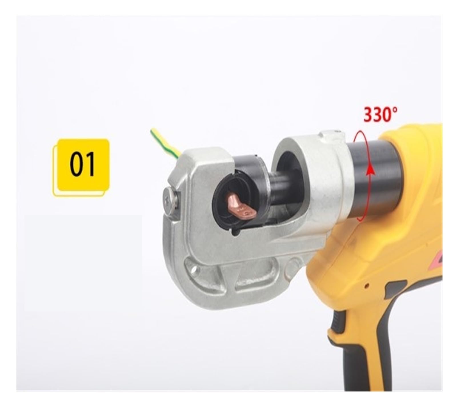 Ręczne szczypce hydrauliczne 16 mm2 do 400 mm2 18 V, EZ-400 Zaciski przewodów hydraulicznych akumulatora wciśnięte