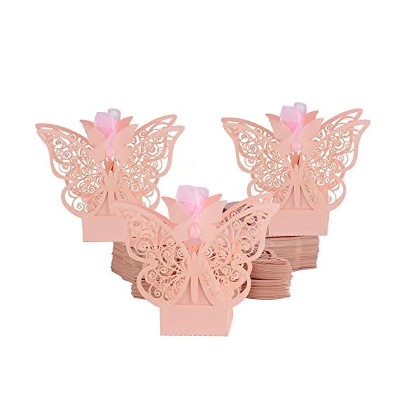100 pcs Cajas Cajitas Papel de Caramelo Dulces Bombones Regalos Recuerdos Detalles de Boda Fiesta Bautizo Cumpleaños… - Imagen 7