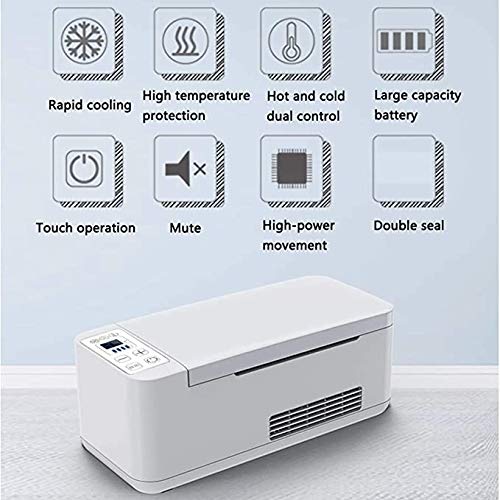 La insulina refrigerador Portable Caja refrigerada, Inteligente de Control de Temperatura, refrigeración de medicamentos pequeño refrigerador, Alarma Alta Temperatura, for el Coche, Viajes