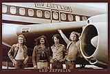 LED ZEPPELIN - CLASSIC ROCK - NEW POSTER - PLANE (Size 24'x36')