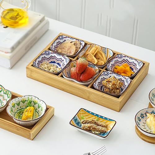 prato de lanche Pratos com molho de soja são ideais para servir geleia, saladas, aperitivos e sobremesas tigela de sopa