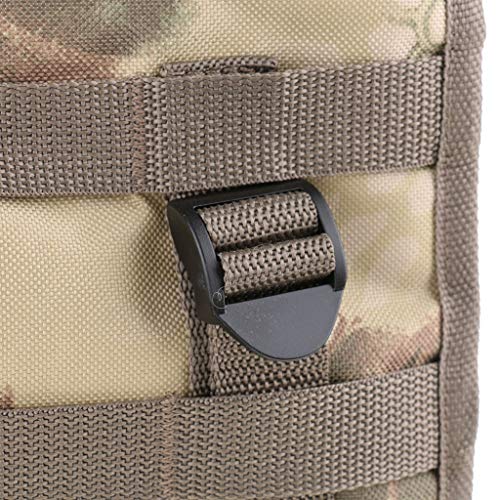 Inzopo Molle Kampfweste mit Kampfgürtel Jagdgeschirr Teller Träger Chest Rig Camo