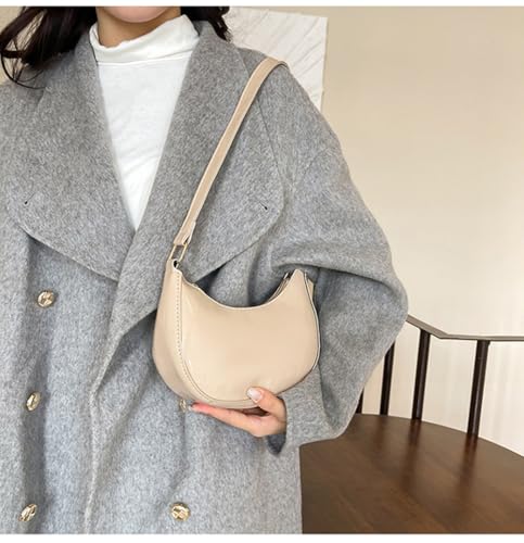Image of Patent Leather Evening Purse Shiny Clutch MINI Hobos Armpit Shoulder Bag