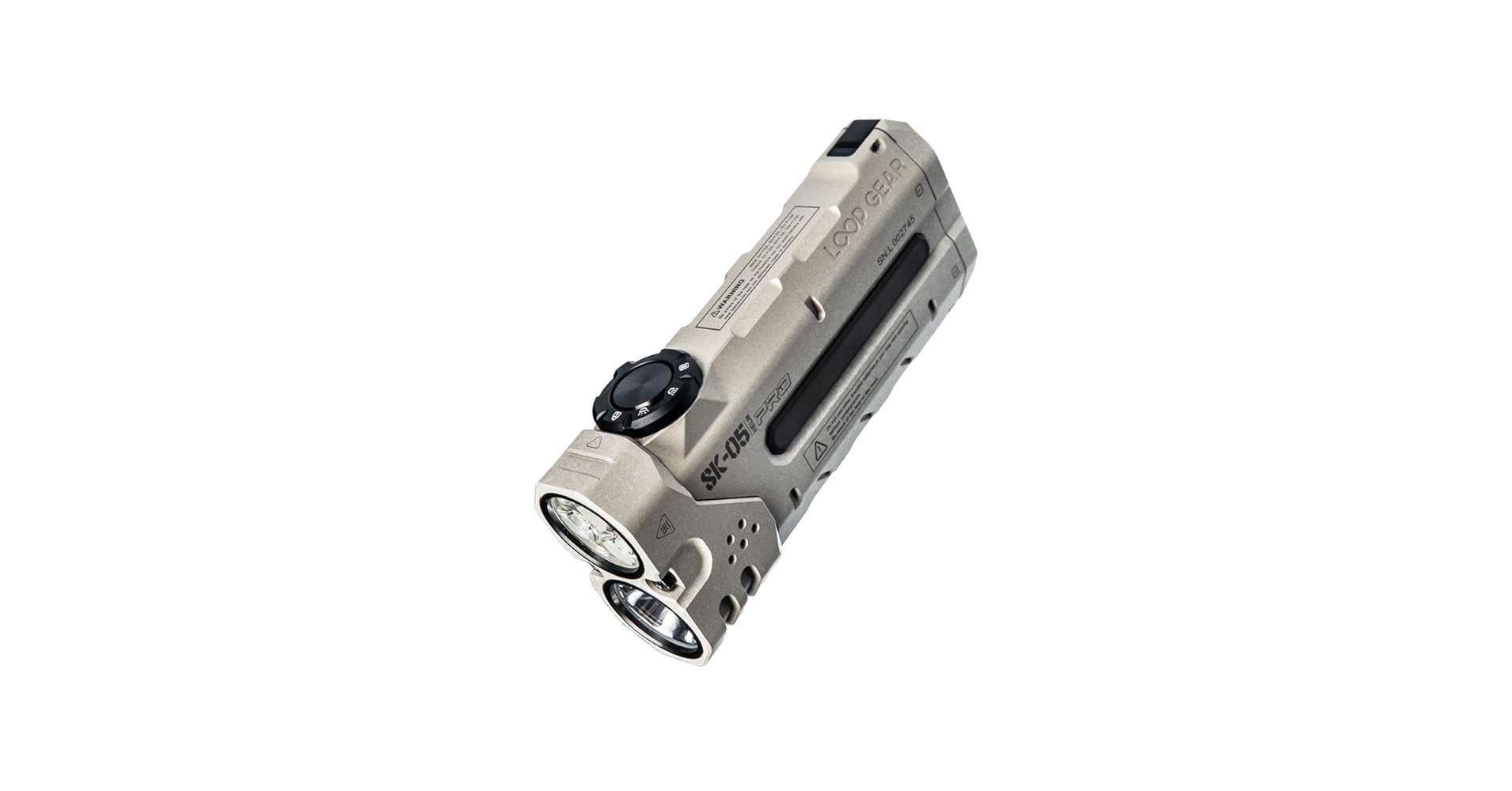 LOOP GEAR SK05 PRO Mao EDC Flashlight 4360 Lumens, 8000mAh