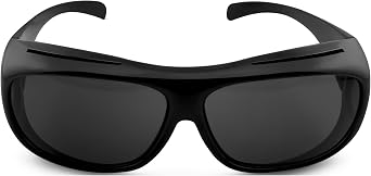 Polarized Cataract Surgery Recovery Sunglasses UV400 Wraparound Protective Eyewear Fits Over Glasses Anti-Glare, Lightweight & Durable
