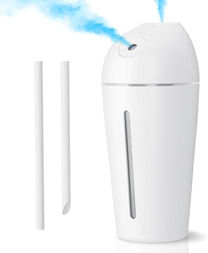 Battery Operated Portable Humidifier (Dual Nozzles)- Small Air Humidifiers for