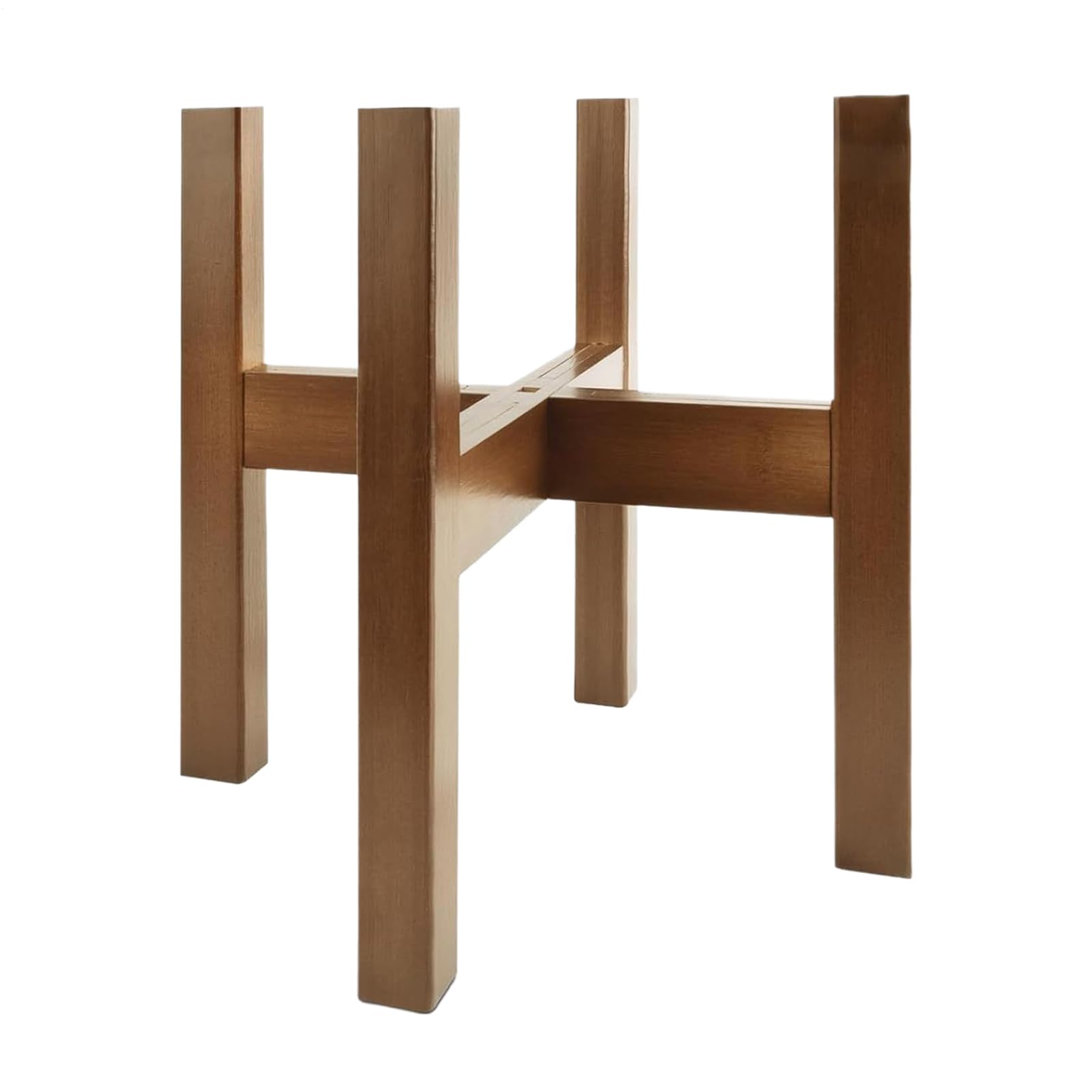 Support de fleurs en bois extensible pour d'angle étroit et grands pots lourds