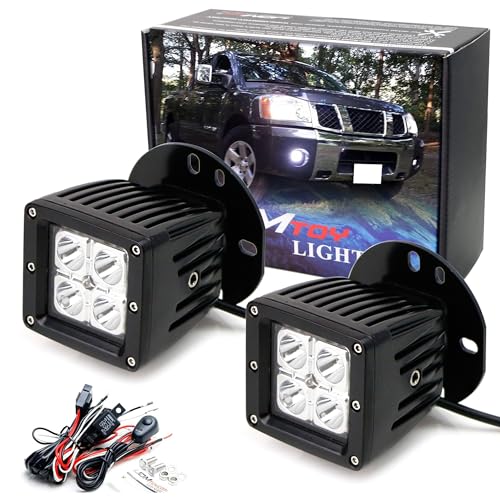 Lámpara LED para niebla iJDMTOY compatible Nissan Titan y Armada miniatura 1