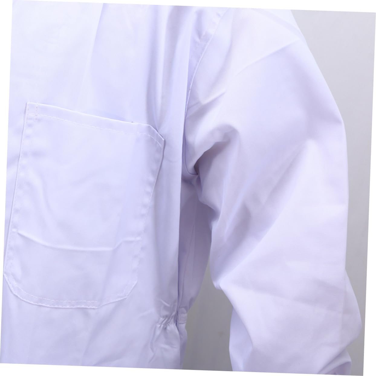 Professional Full Body Beekeeping Suit Veil Hood Size XXL White Elastic Cuffs Ankles Proof Clothing