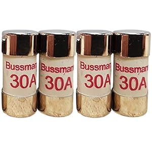 4X 30 amp Fuse BS1361 30A Cartridge fuses Socket Cooker Small Showers Consumer Unit Fuse Box Distribution Board