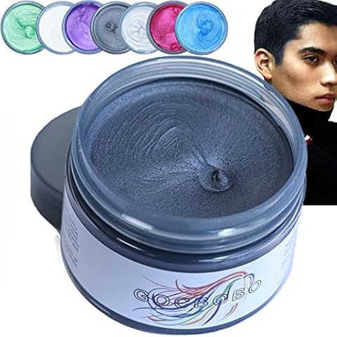 Temporäre Schwarz Haarfarbe Wachs auswaschbar Haarfärbemittel Wachs Haarwachs Cover