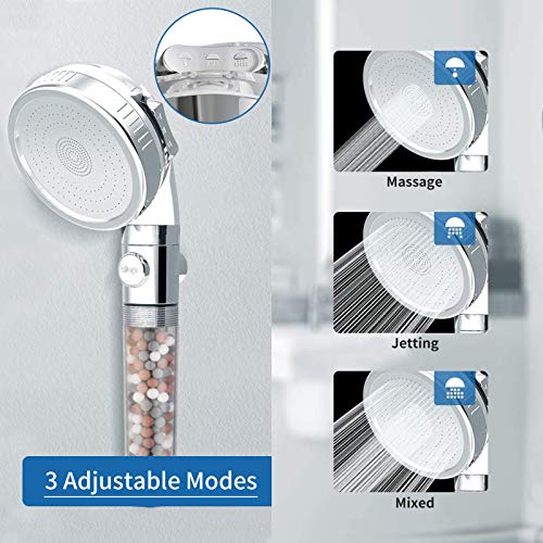 Soffione Doccia alta Pressione, Bagno Doccia ioni