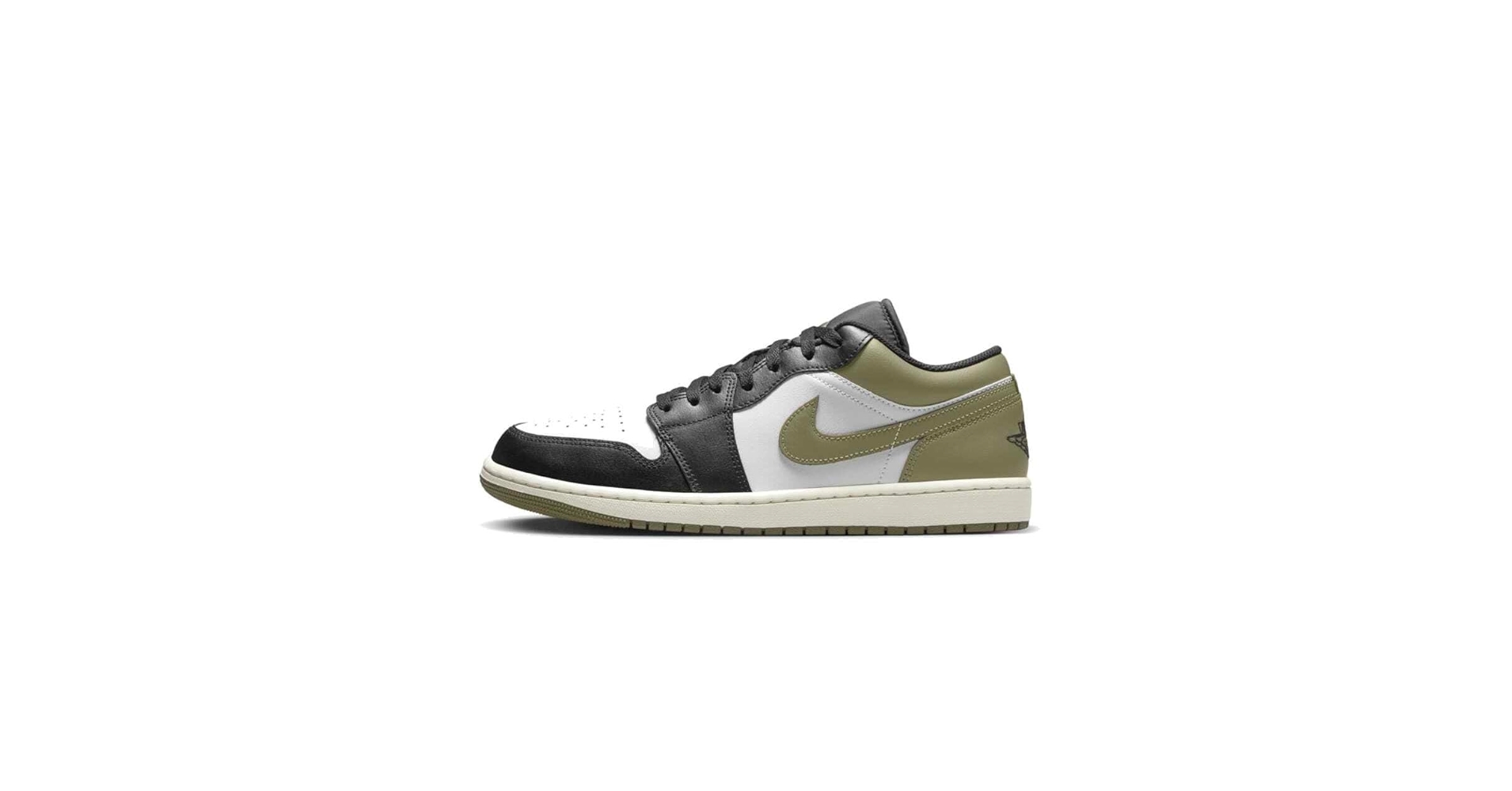 靴 Nike Air Jordan 1 Low Black/White/Olive This Air Jordan 1 Low 
