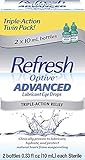 Refresh Optive Lubricant Eye Drops Advanced - 0.33 fl oz twin pack by Refresh