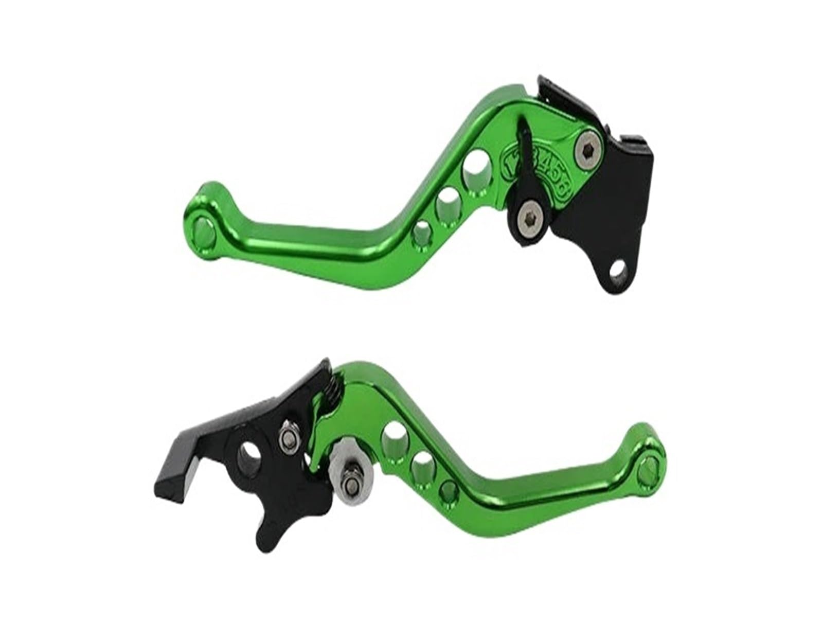 KTEBNWOSD Motorcycle Brake Handle Motorbike Modification CNC Clutch Drum Brake Lever Handle Adjustable Handlebar Set Modified Parts Brake Clutchs Levers