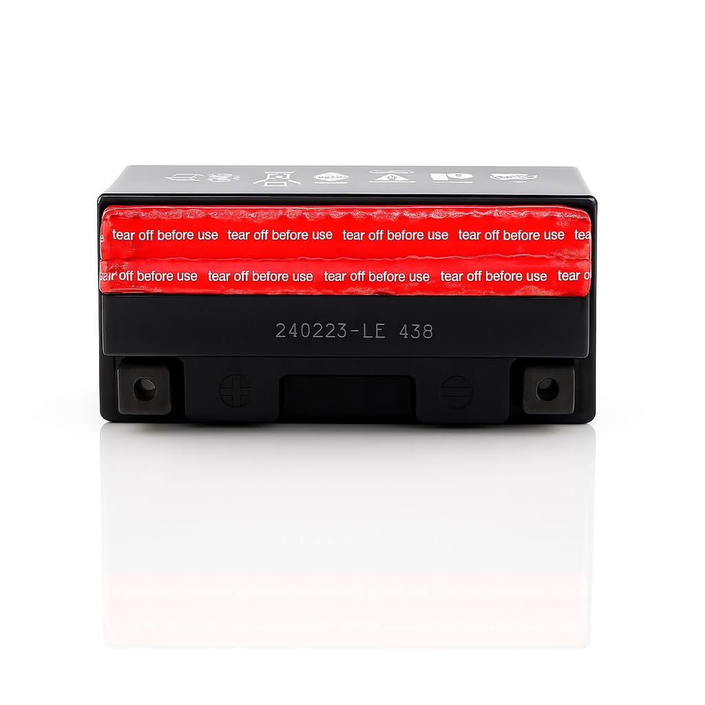 EXIDE ET7B-BS Batteria Moto 12V 6,5Ah 85A - Per Scooter e Motocicli - Equivalente YT7B-BS - Batteria AGM Sigillata - Zero Manutenzione, Pronta all'Uso e Resistente alle Vibrazioni (150x65x95mm)