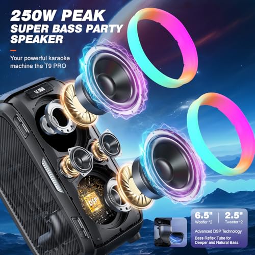 W-King 250W Peak Party Large Bluetooth Speaker Loudest Boom Box/Massive 120Db/12 Custom Bass thumb #2