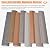HWLL Wide Threshold Trim 1.7" by 35", Carpet to LVT/Vinyl/Tile/Wood/Laminate Flooring Transition Door Strip Bar - Angle Metal Door Flooring Strip (Color : Walnut)