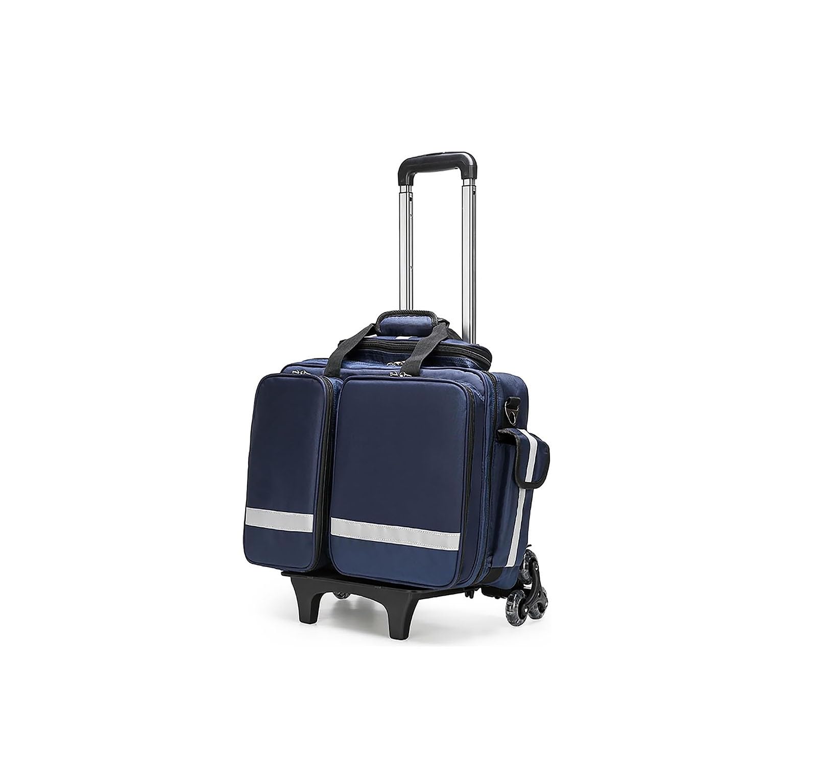 Bolsa de primeros auxilios de emergencia impermeable de gran capacidad para uso al aire libre, EMT y paramédico, Blue