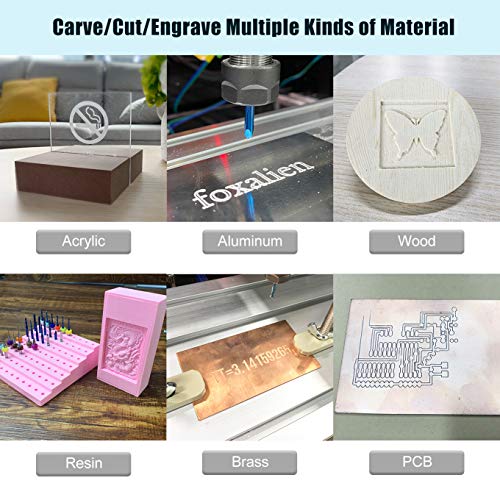 Desktop CNC Router Machine 3018-SE with Enclosure, 300x180mm 3-Axis Milling Machine for Wood Acrylic Plastics Metal Resin Artcraft DIY Design Making