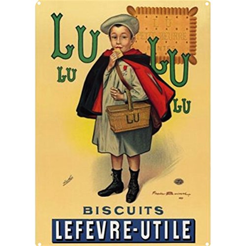 Éditions Clouet 29089 - Petite plaque métal 15x21 cm 