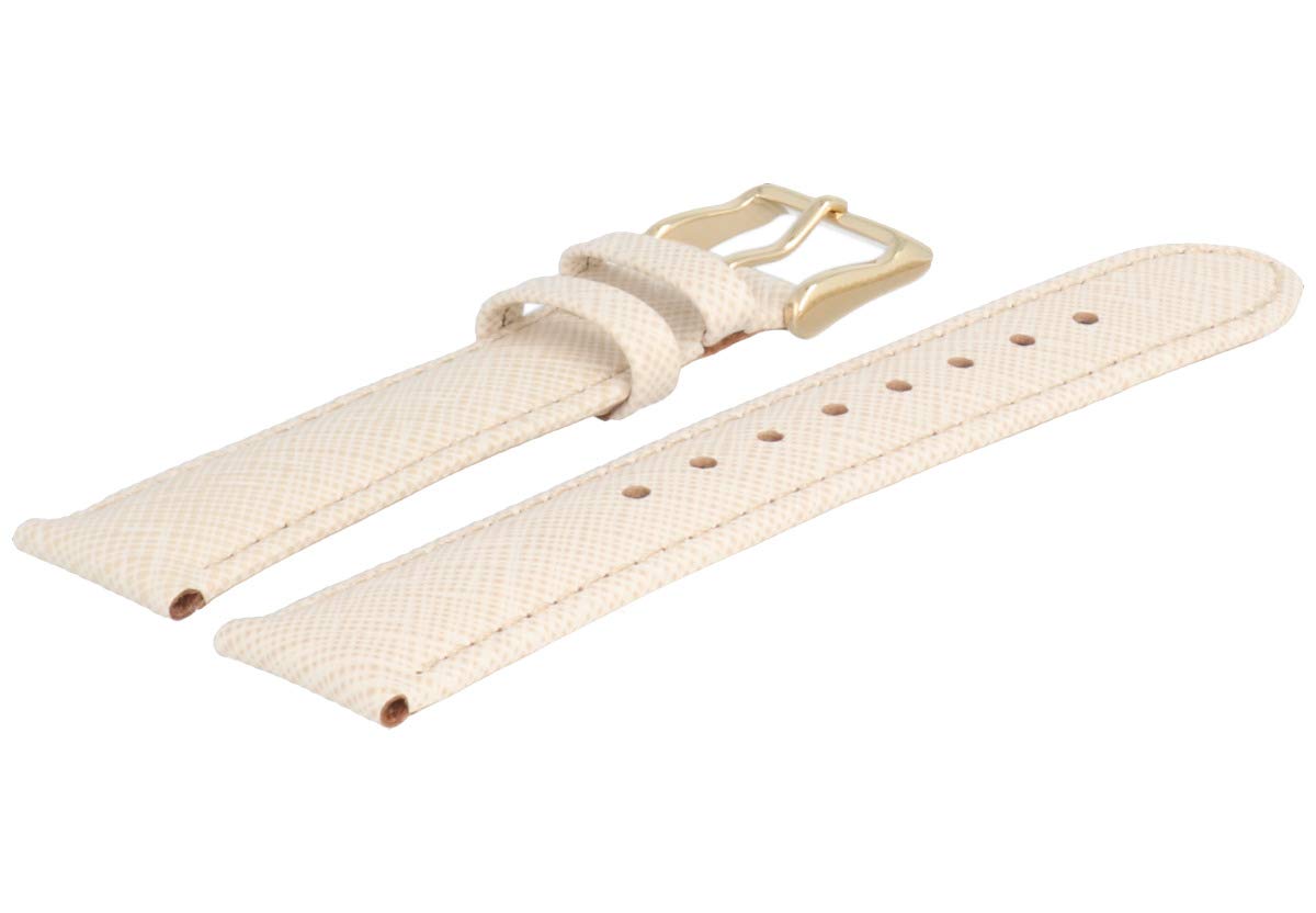 Tommy Hilfiger Correa De Reloj 18mm Cuero Crema - Muster 679302074