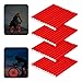 CurcKua Bike Spoke Reflectors Wheel Spoke Warning Reflector Cycling Reflective Strips 48PCS Red Wheel Spoke Reflector Spoke Reflective Strip Cycling Wheel Reflector Bike Warning Strip