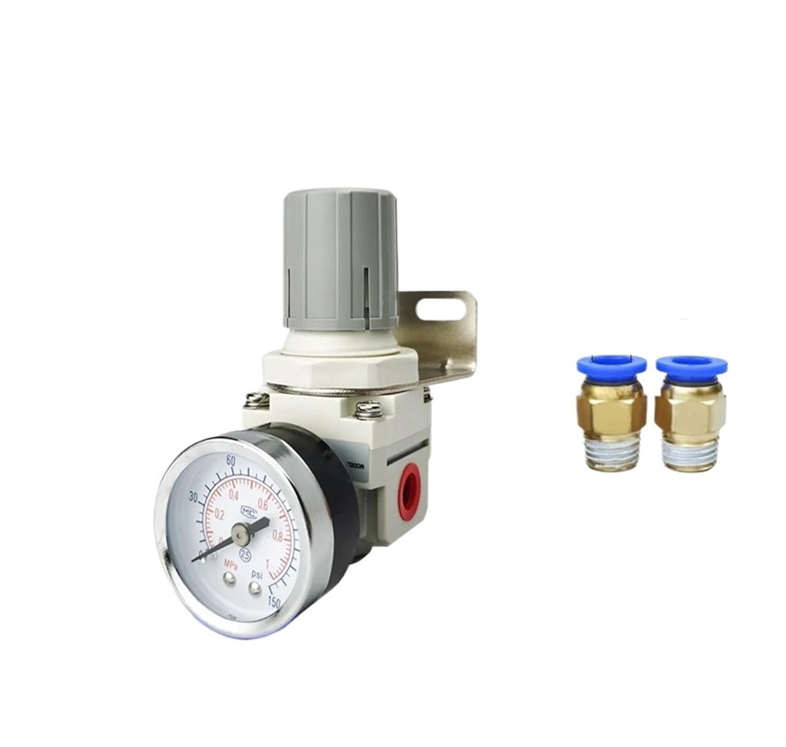 VSPPJYFG AR2000-02 Pneumatic Compression Pressure Regulator Relief Valve 1/4"(AR2000-02 PC4-02)