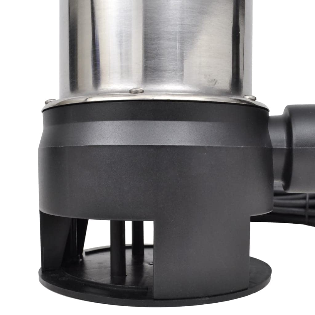 Pompa zanurzeniowa do brudnej wody, 1100 W, metal i tworzywo sztuczne, z przełącznikiem pływakowym, wydajność tłoczenia 16500 l/h, wysokość tłoczenia 10 m, głębokość zanurzenia 7 m, zasysająca